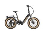 Bicicleta Eléctrica Plegable ADRIATICA Fat Fold 7V – E-Bike Urbana con Ruedas Fat (Gris)