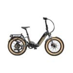 Bicicleta Eléctrica Plegable ADRIATICA Fat Fold 7V – E-Bike Urbana con Ruedas Fat (Gris) - Imagen 5