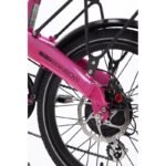 Bicicleta Eléctrica Plegable Littium Ibiza Rainbow Pink Panther – Autonomía hasta 100 km - Imagen 7