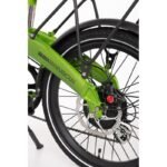 Bicicleta Eléctrica Plegable LITTIUM Ibiza Rainbow Green Peace – Urbana, Sostenible y con Estilo Exclusivo - Imagen 4